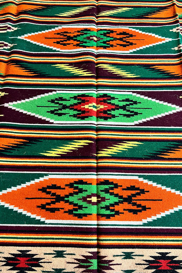 Traditional Handwoven Wool Rug – One-of-a-Kind Artisan Piece