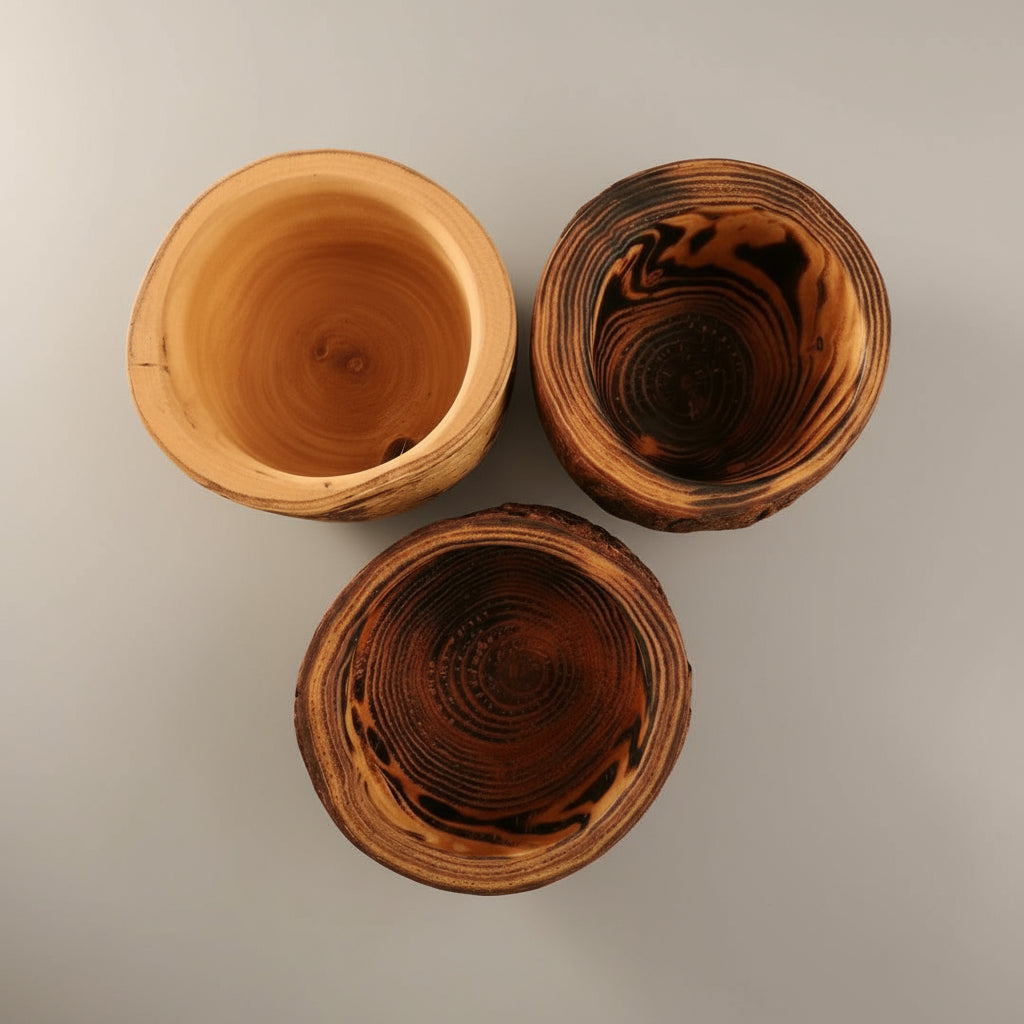 Hand-Carved Wooden Bowl
