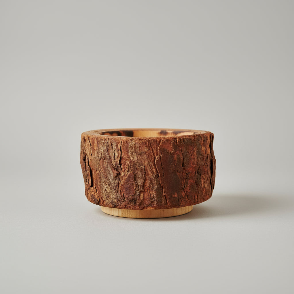 Hand-Carved Wooden Bowl